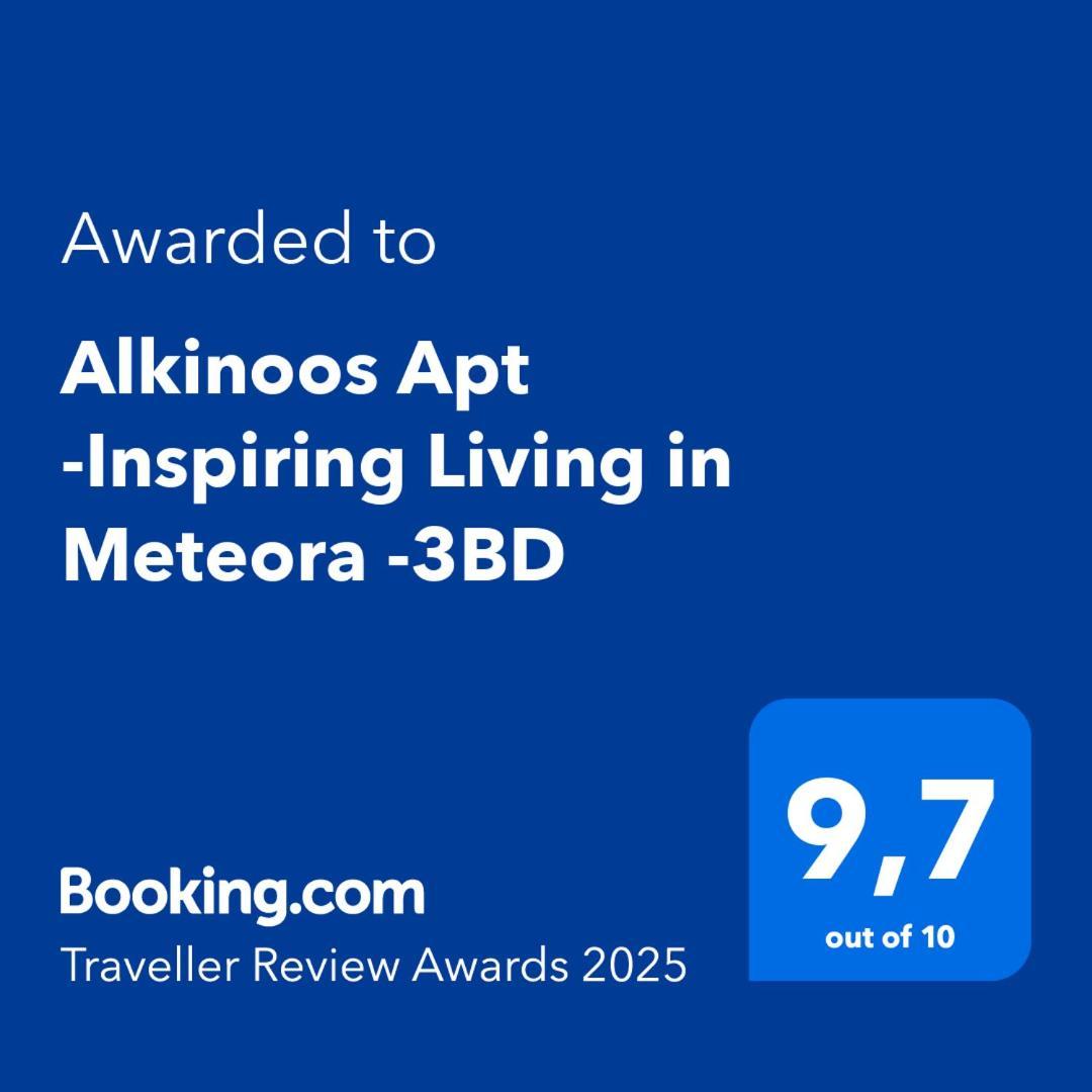 Alkinoos Apt -Inspiring Living In Meteora -3Bd Kalambaka Exterior foto